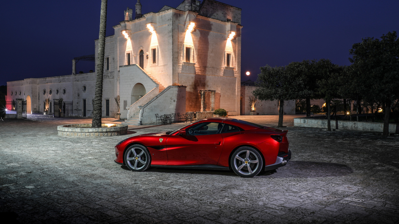 Обои Ferrari, авто, Феррари Калифорния, Феррари Портофино, спорткар в разрешении 1366x768