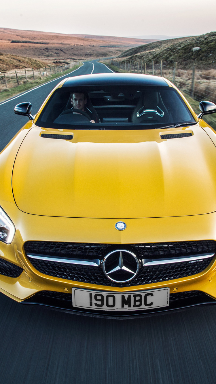 Обои авто, спорткар, mercedes benz s class, mercedes benz sls amg, Мерседес АМГ в разрешении 750x1334