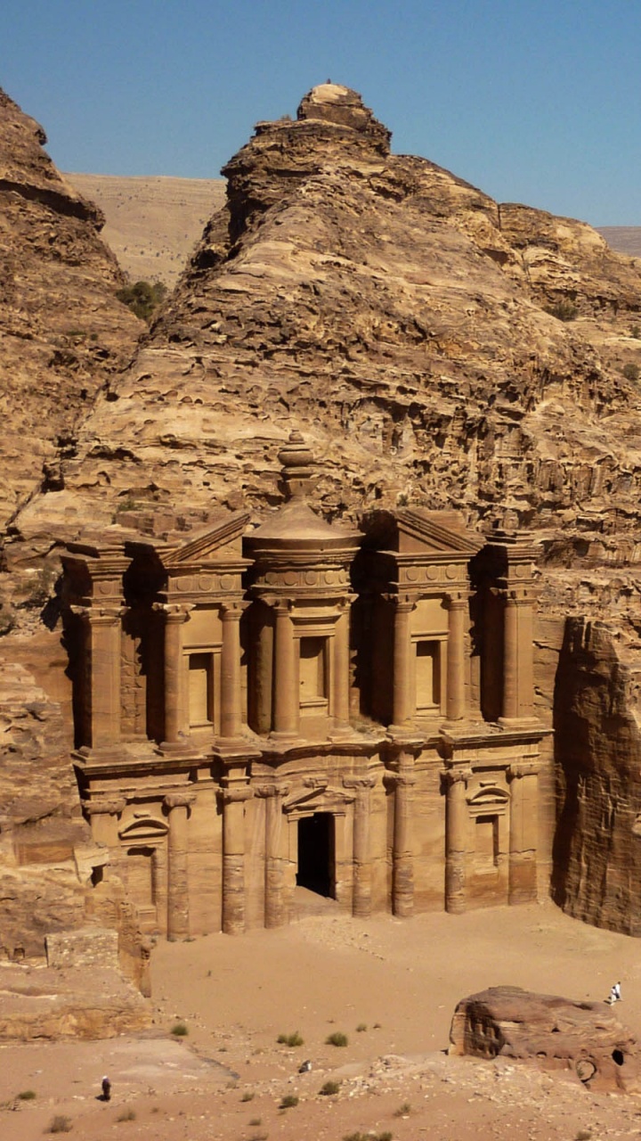 Обои Петр, археологический памятник, историческое место, древняя история, Вади в разрешении 720x1280