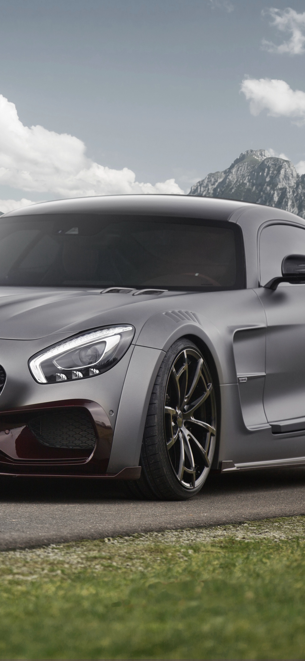 Обои авто, женевский автосалон, спорткар, мансори, мощные машины в разрешении 1242x2688