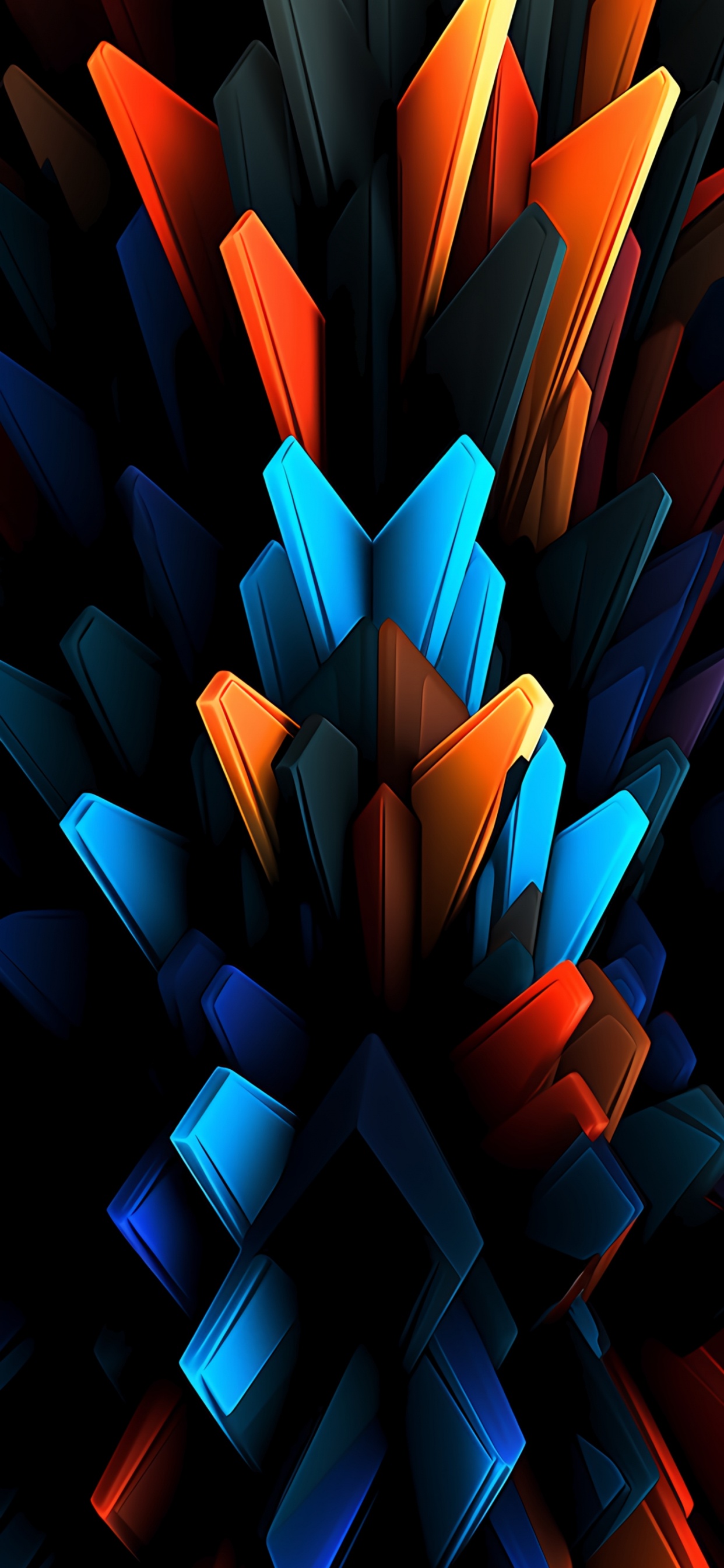 Обои визуальное искусство, телефон, материальное свойство, полутона и оттенки, симметрия в разрешении 1242x2688