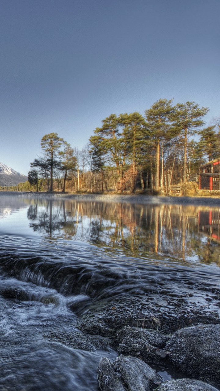 Обои пейзажная живопись, БИБЛИОТЕКА, водоем, природа, вода в разрешении 720x1280