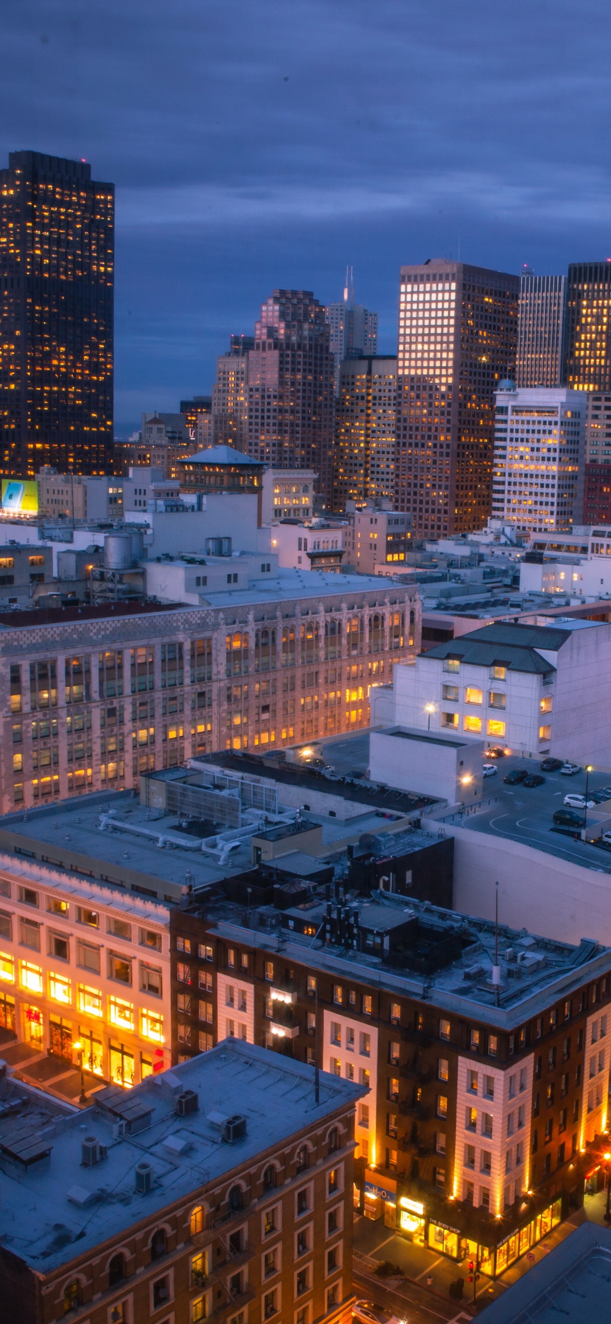 Обои Сан Франциско, город, городской пейзаж, городской район, метрополия в разрешении 1242x2688