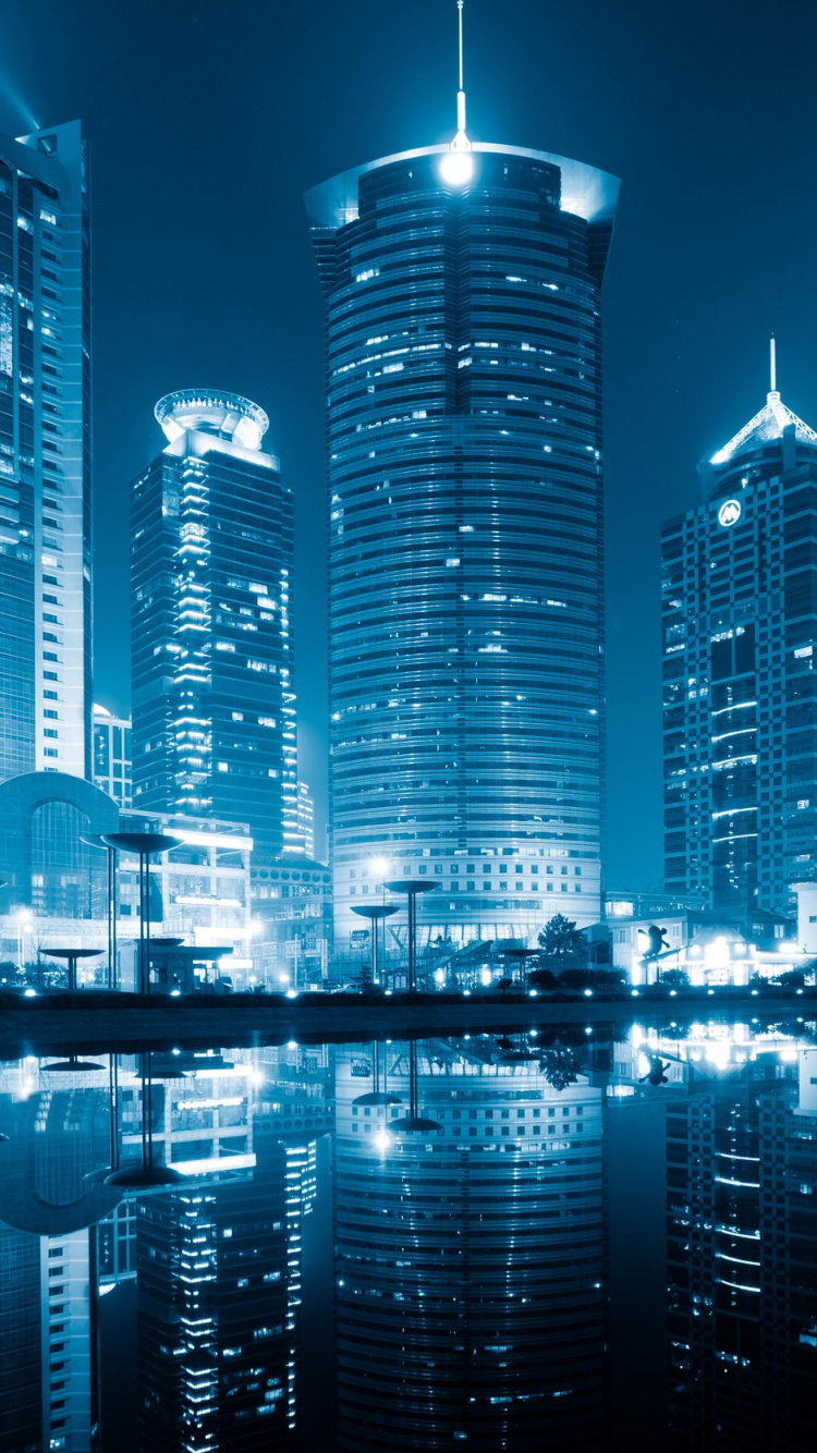 Обои городской пейзаж, город, метрополия, городской район, ориентир в разрешении 750x1334