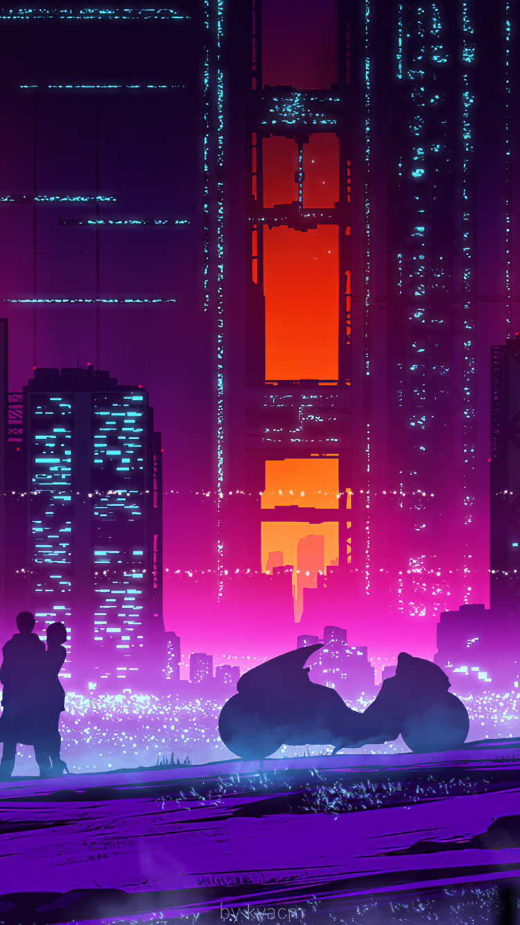 Обои мир мечты город искусство, арт, иллюстрация, цифровое искусство, Научная фантастика в разрешении 750x1334