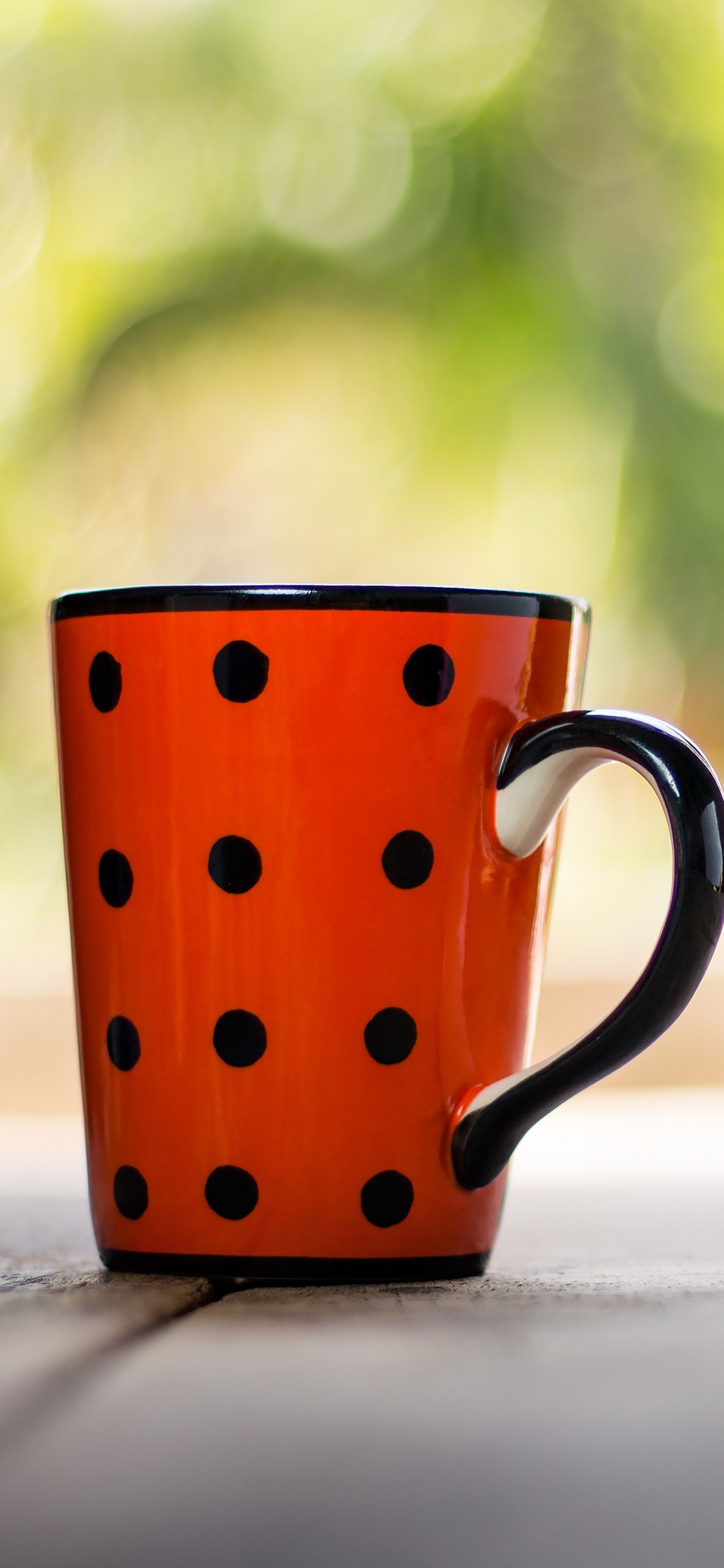 Обои чашка, кружка, Апельсин, кофейная чашка, натюрморт в разрешении 1125x2436