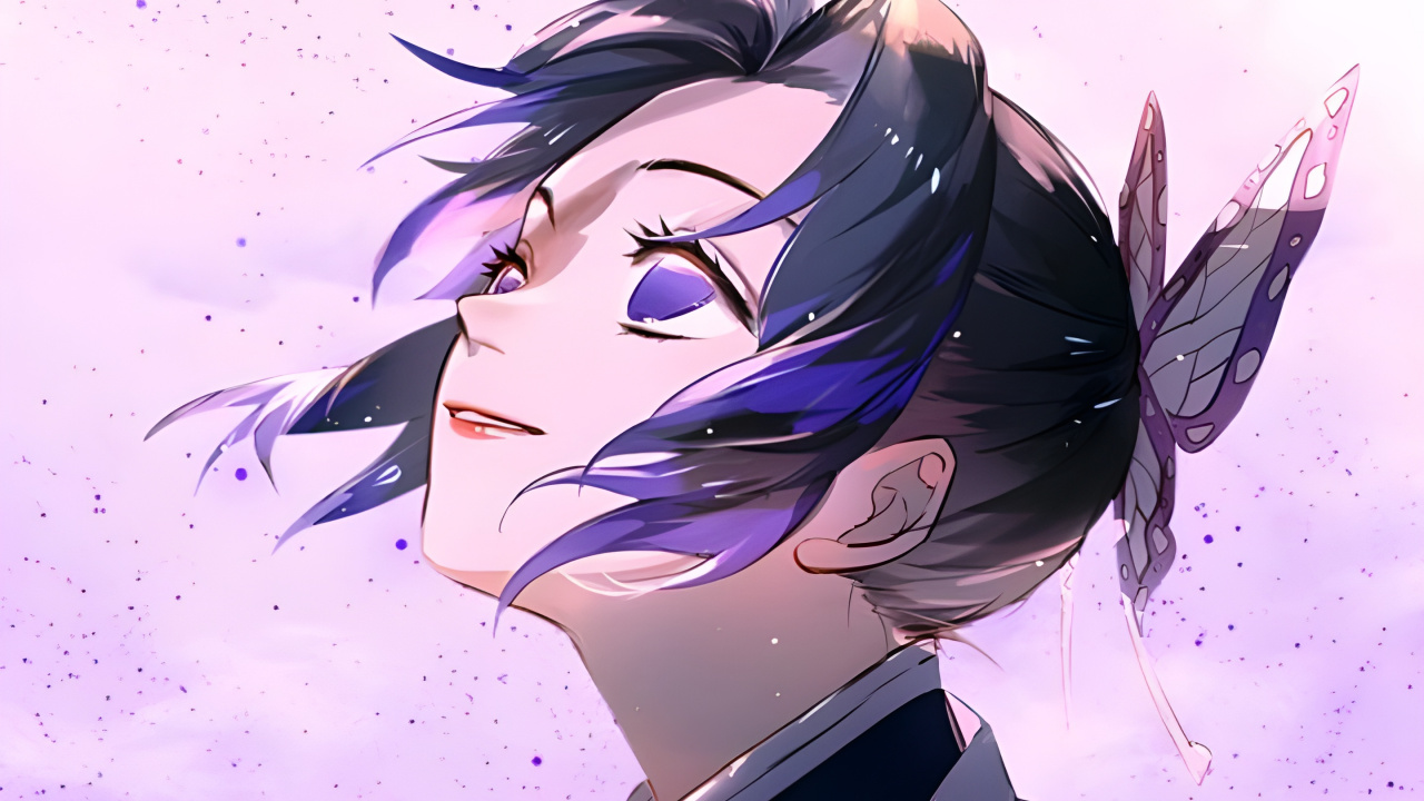 Обои аниме, эстетика убийцы демонов, Танджиро Камадо, Незуко Камадо, убийца демонов kimetsu no yaiba в разрешении 1280x720