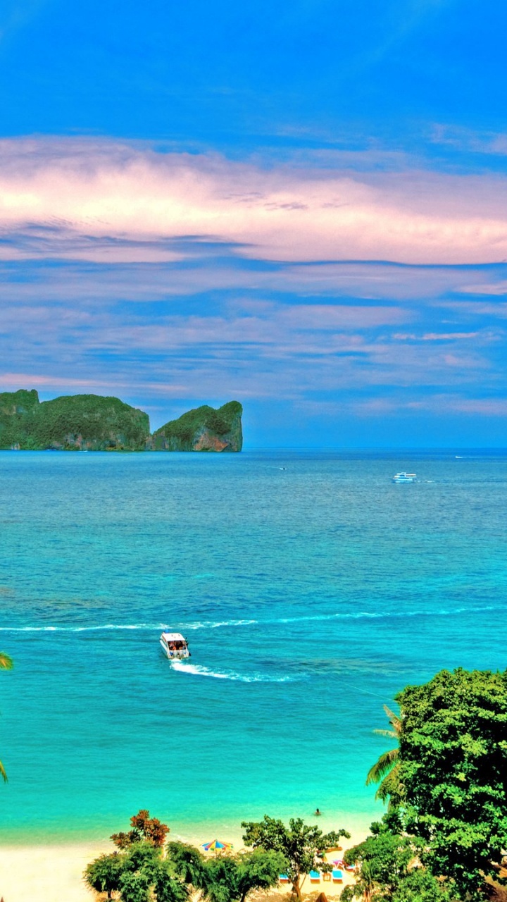 Обои Мальдивы, море, океан, тропическая зона, побережье в разрешении 720x1280