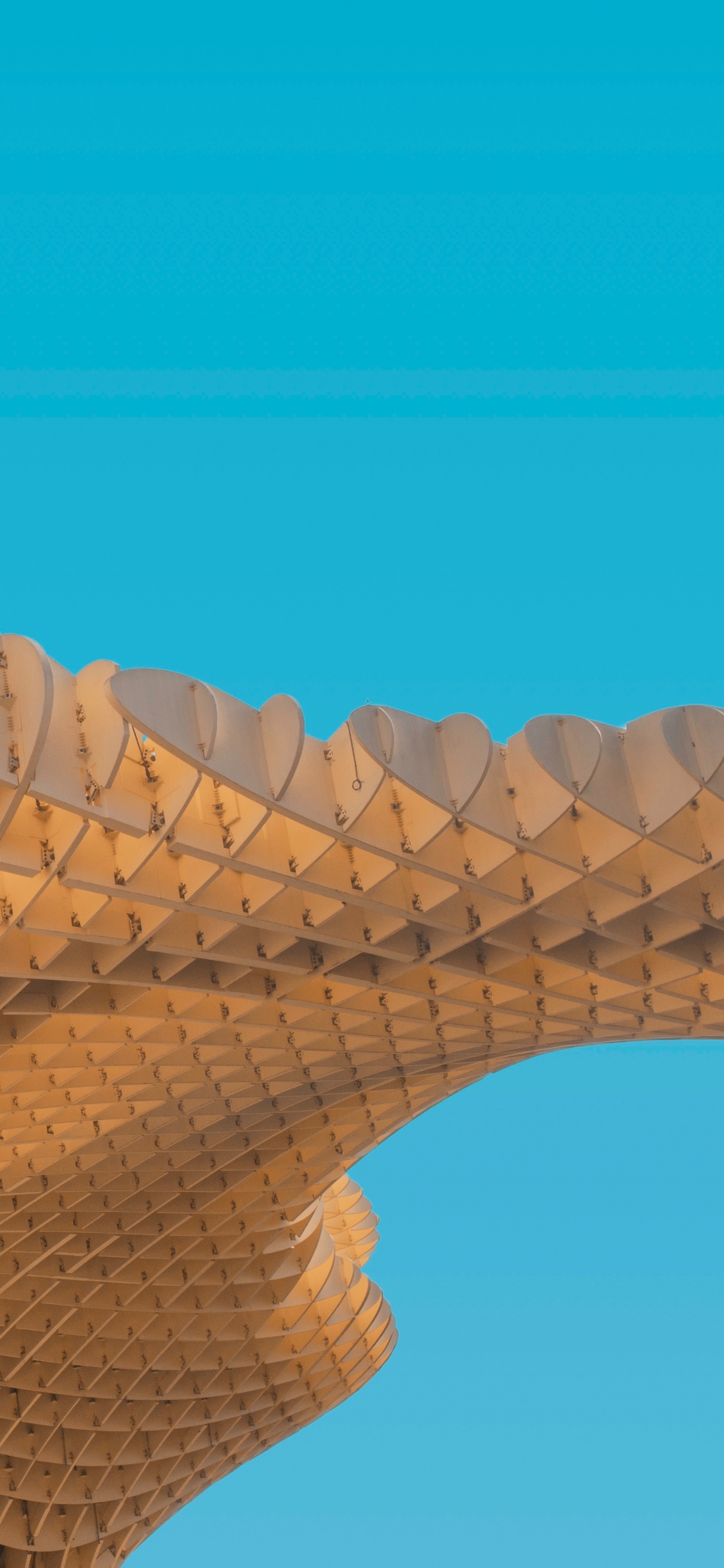 Обои почва, архитектура, линия, крыша, вода в разрешении 1242x2688