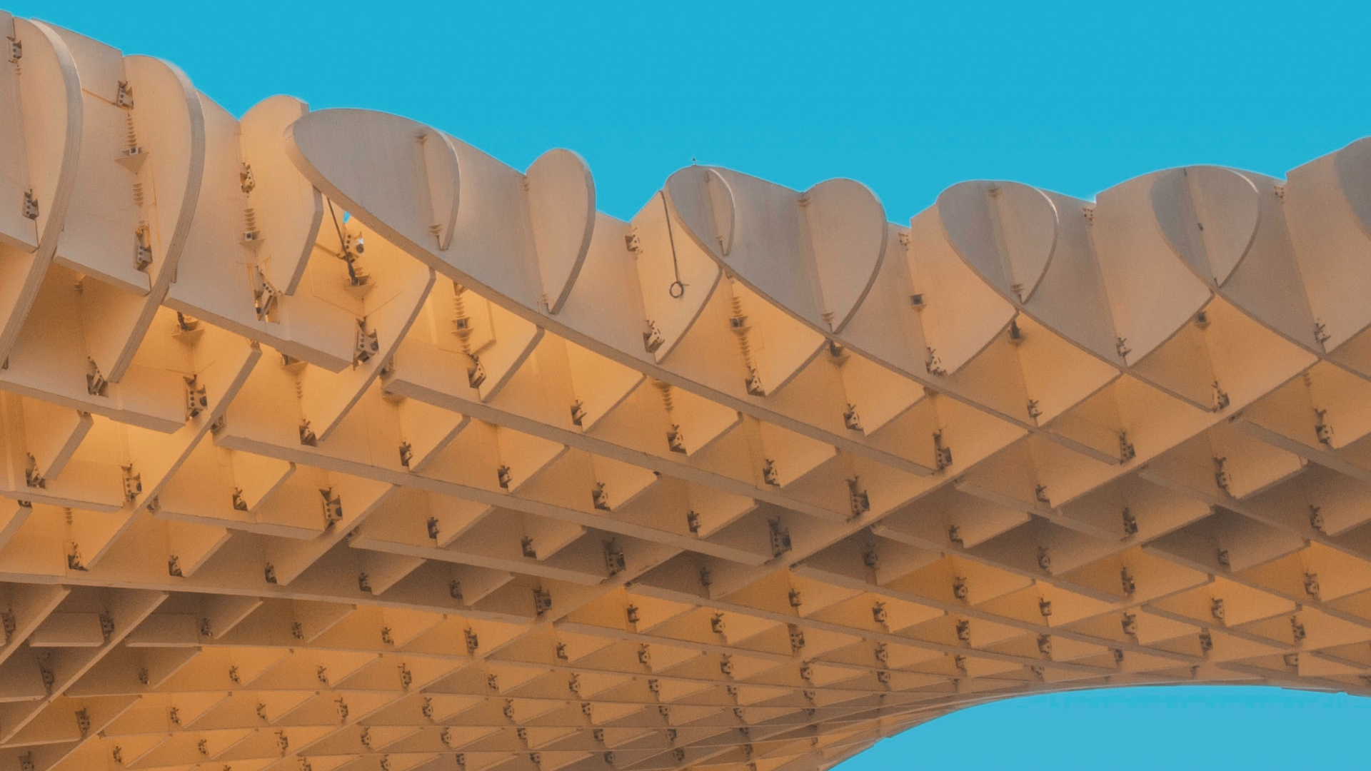 Обои почва, архитектура, линия, крыша, вода в разрешении 1920x1080