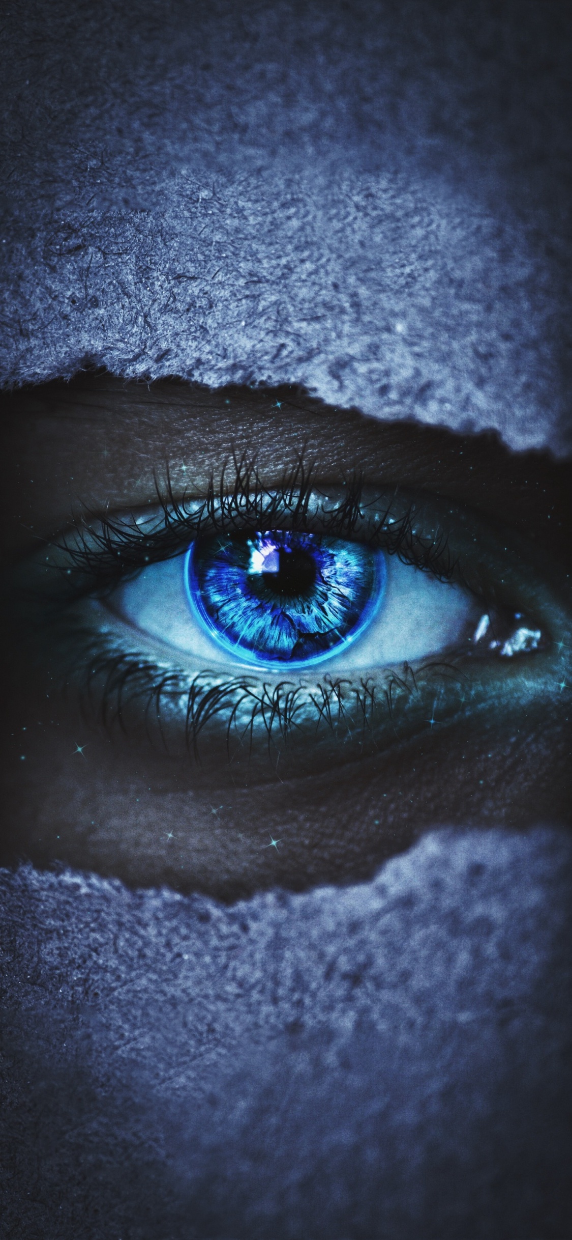 Обои смартфон, бровь, ресничка, жидкий, человеческое тело в разрешении 1125x2436