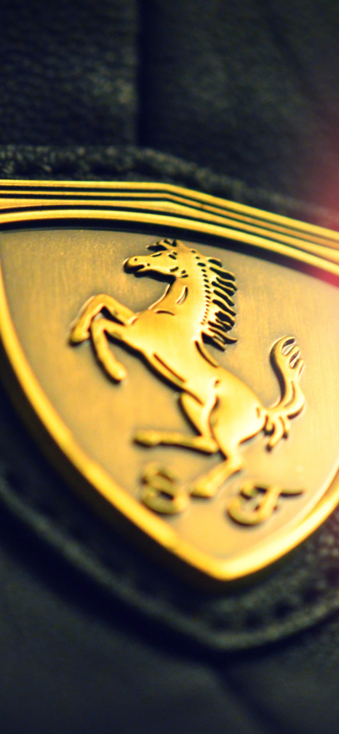 Обои Ferrari, авто, эмблема, товарный знак, лого в разрешении 1125x2436