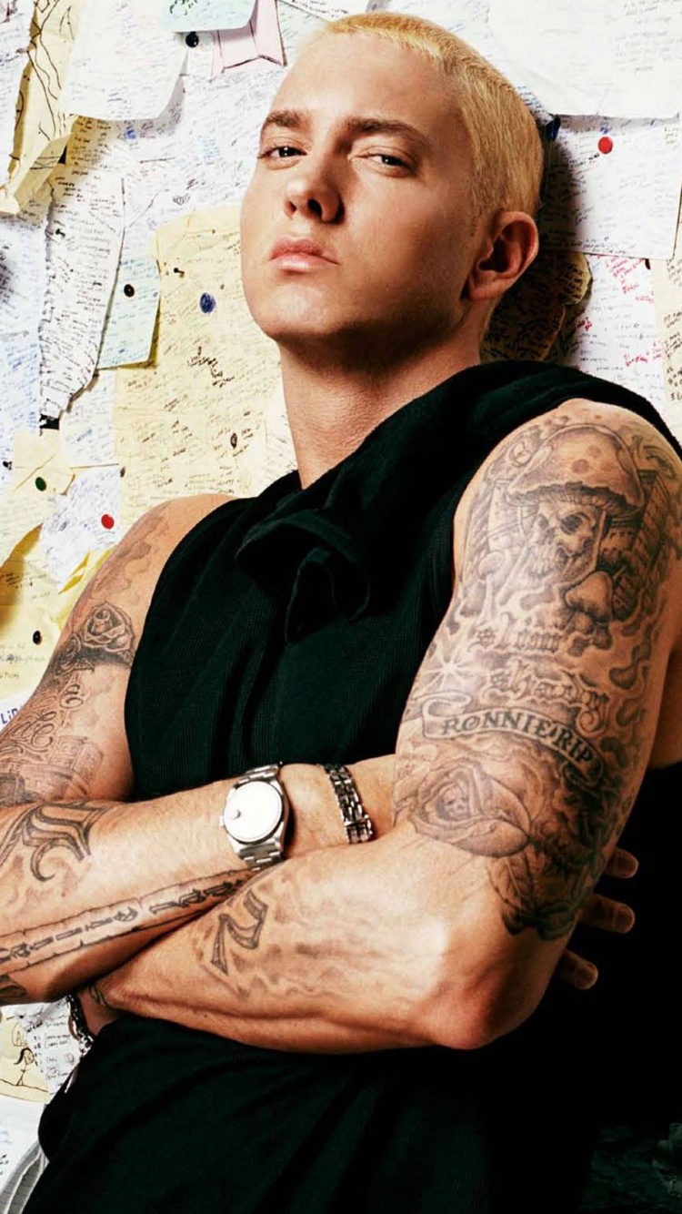 Обои хип хоп музыка, восстановление, Слим Шейди ЛП, Джонатан Мэннион, девушка в разрешении 750x1334