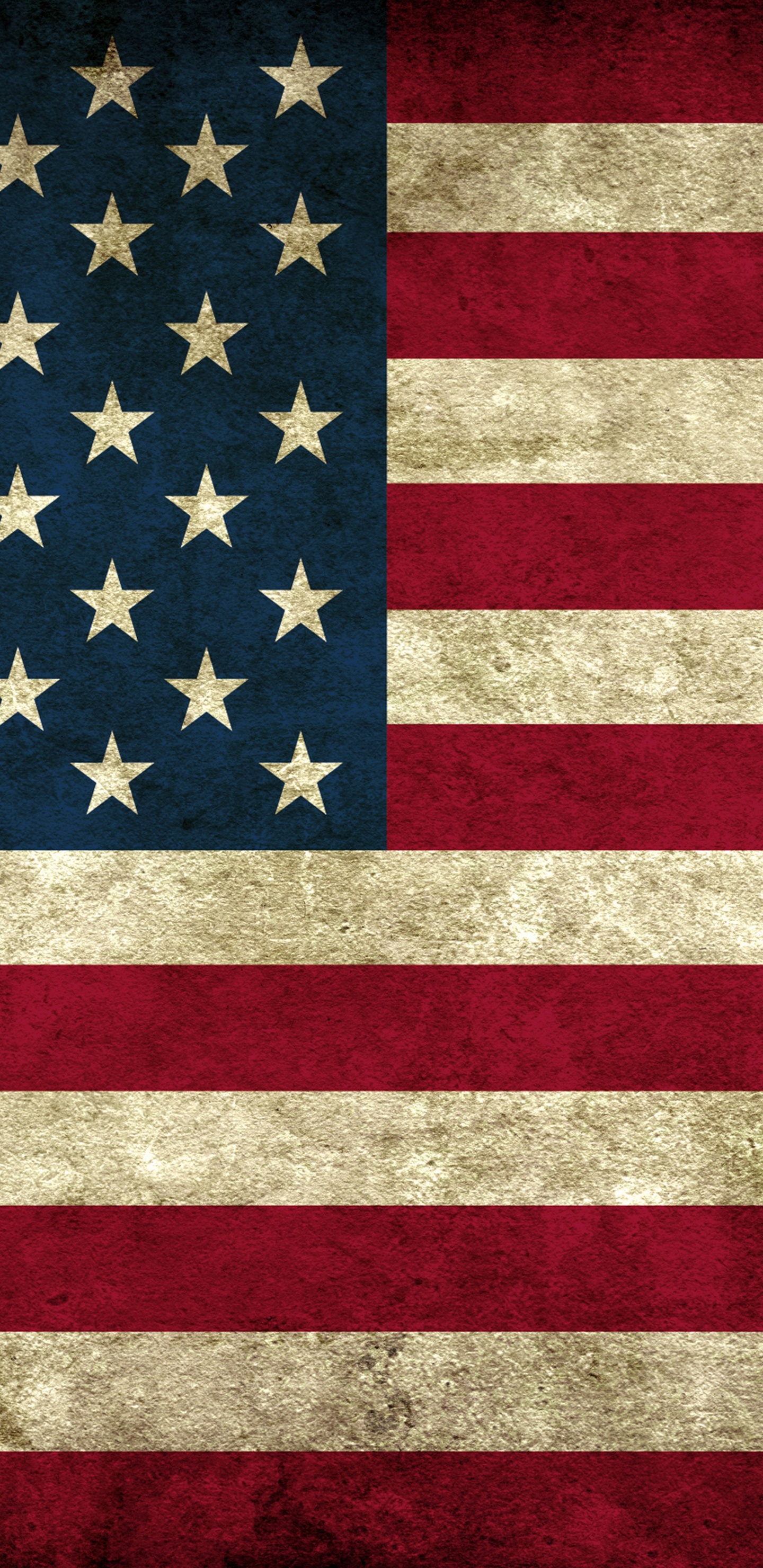 Обои флаг Соединенных Штатов, флаг, День независимости, красный цвет, узор в разрешении 1440x2960