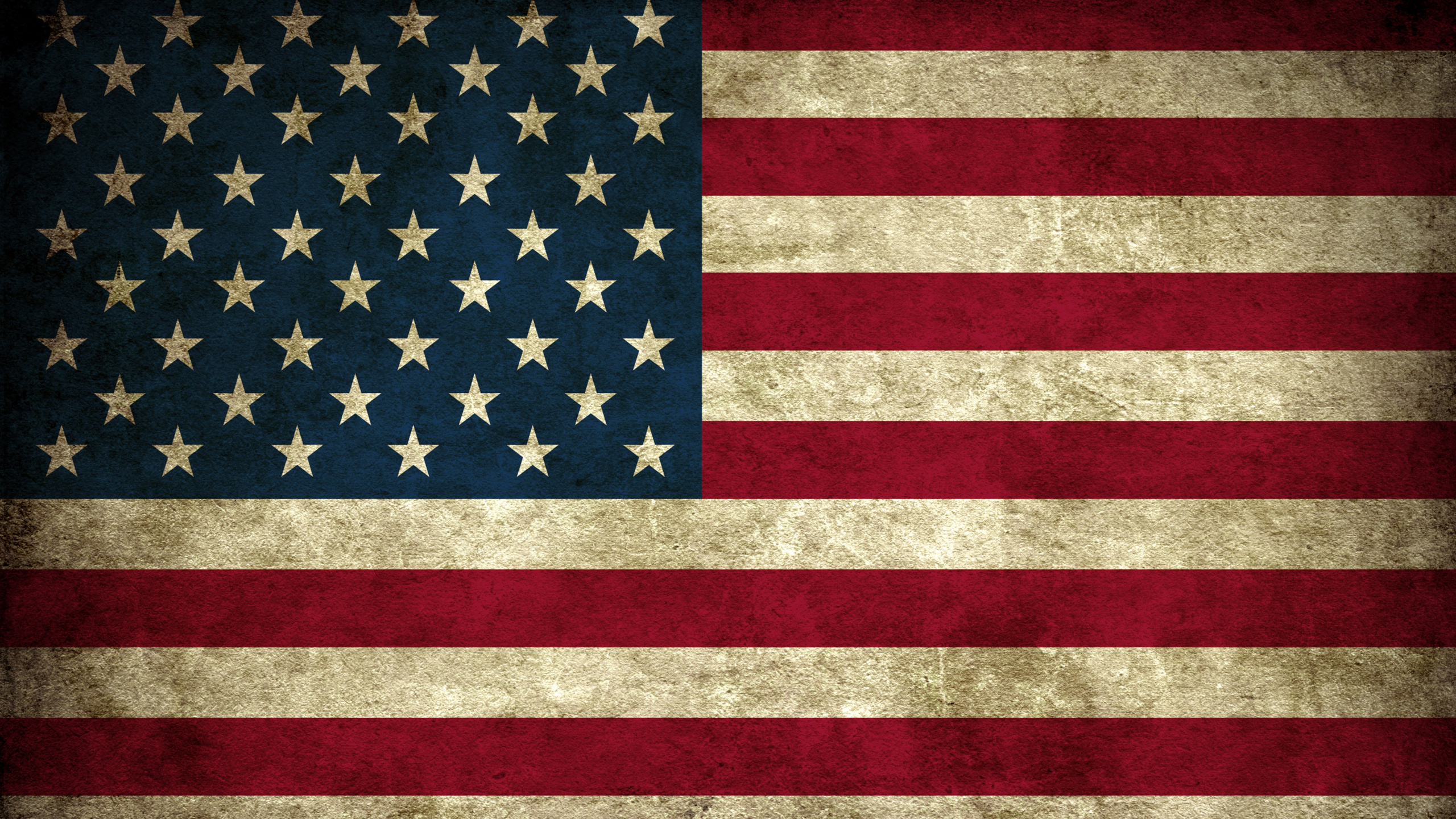 Обои флаг Соединенных Штатов, флаг, День независимости, красный цвет, узор в разрешении 2560x1440