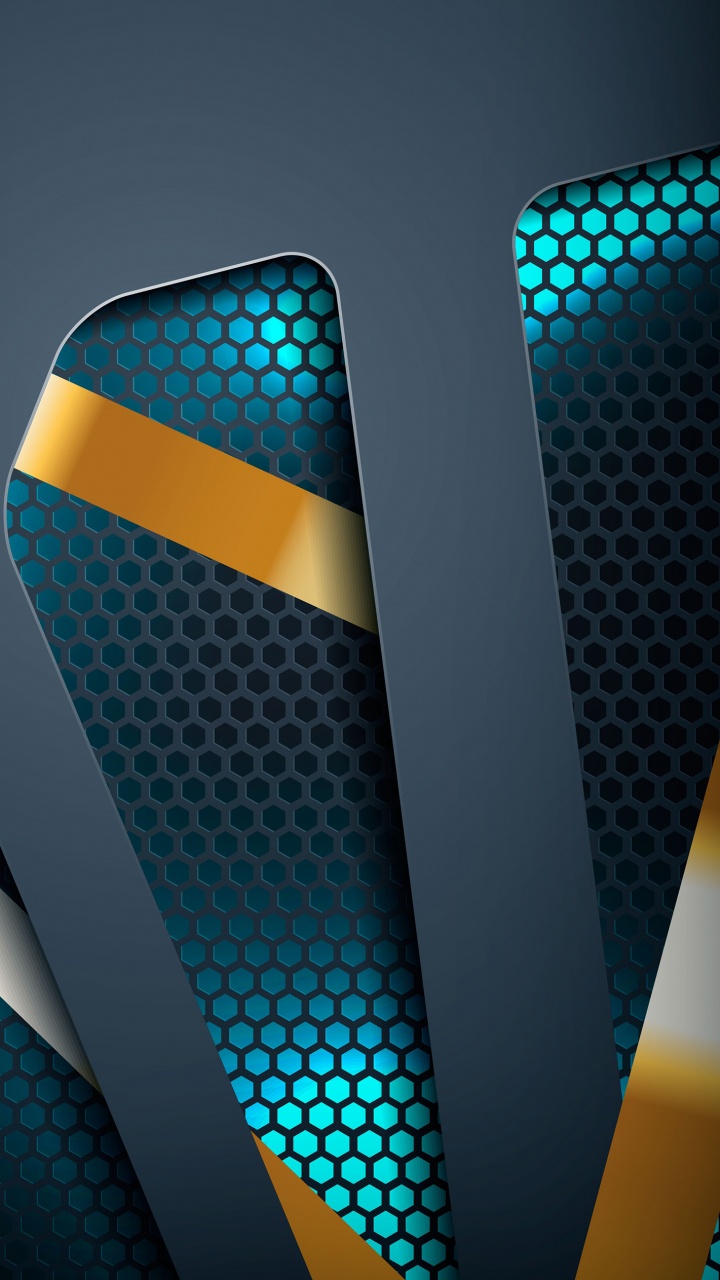 Обои узор, оратор, монакор, синий, свет в разрешении 720x1280