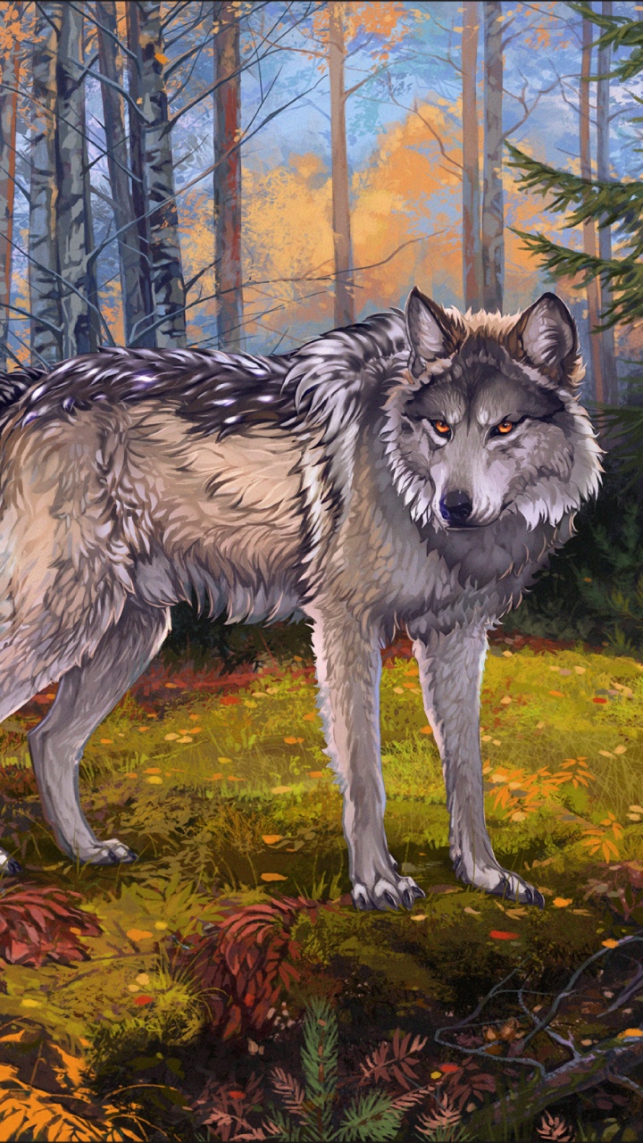 Обои волк, живая природа, Псовые, волчьей собаки сарлоса, волкодав в разрешении 720x1280