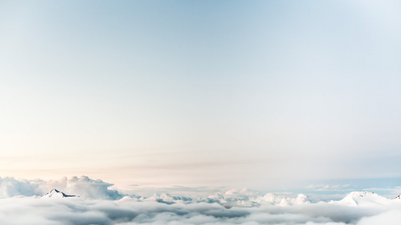 Обои облако, закат, атмосфера, экорегион, природный ландшафт в разрешении 1280x720