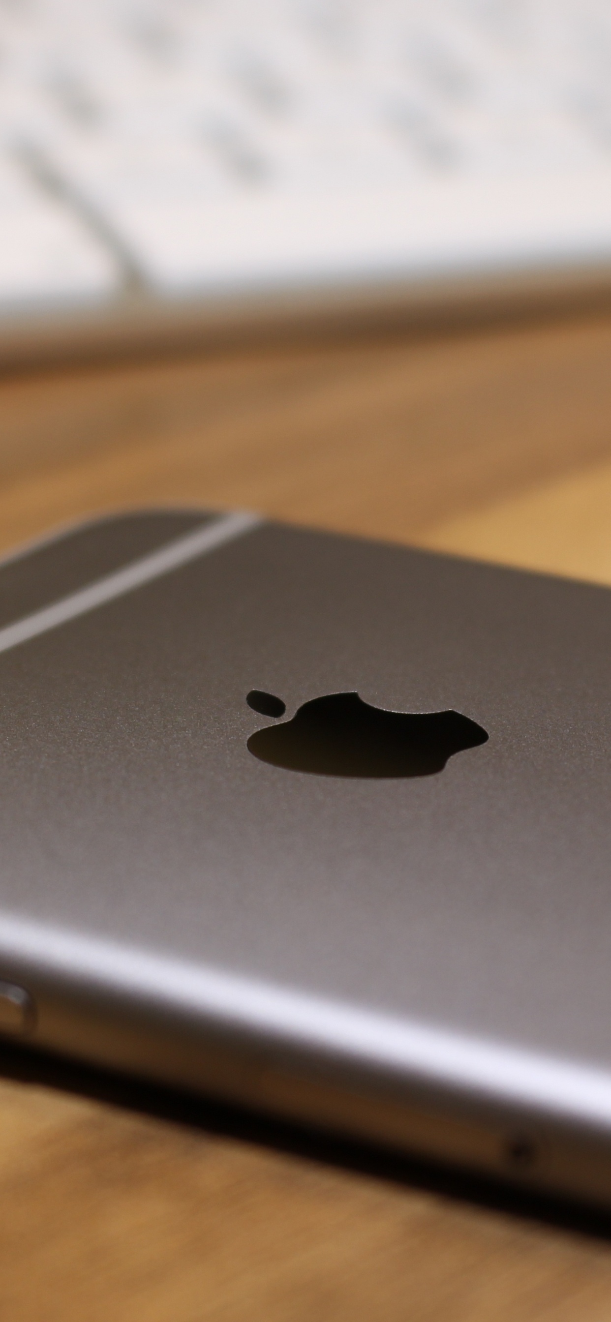 Обои apple, смартфон, белые, гаджет, электронное устройство в разрешении 1242x2688