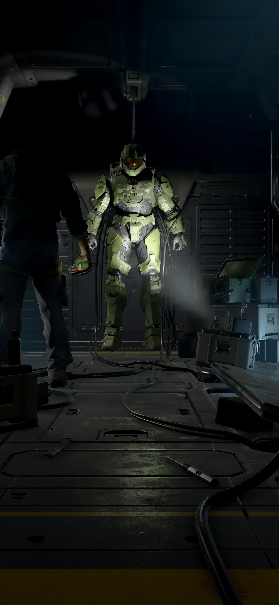 Обои мастер чиф, видеоигра, фикция, компьютерная игра, игра-боевик в разрешении 1125x2436