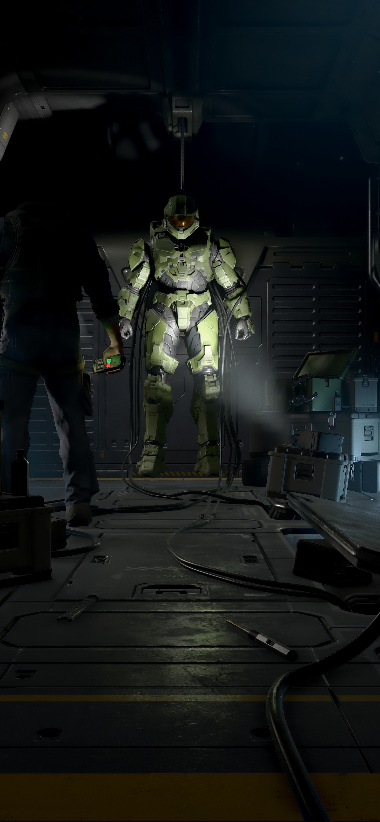 Обои мастер чиф, видеоигра, фикция, компьютерная игра, игра-боевик в разрешении 1242x2688