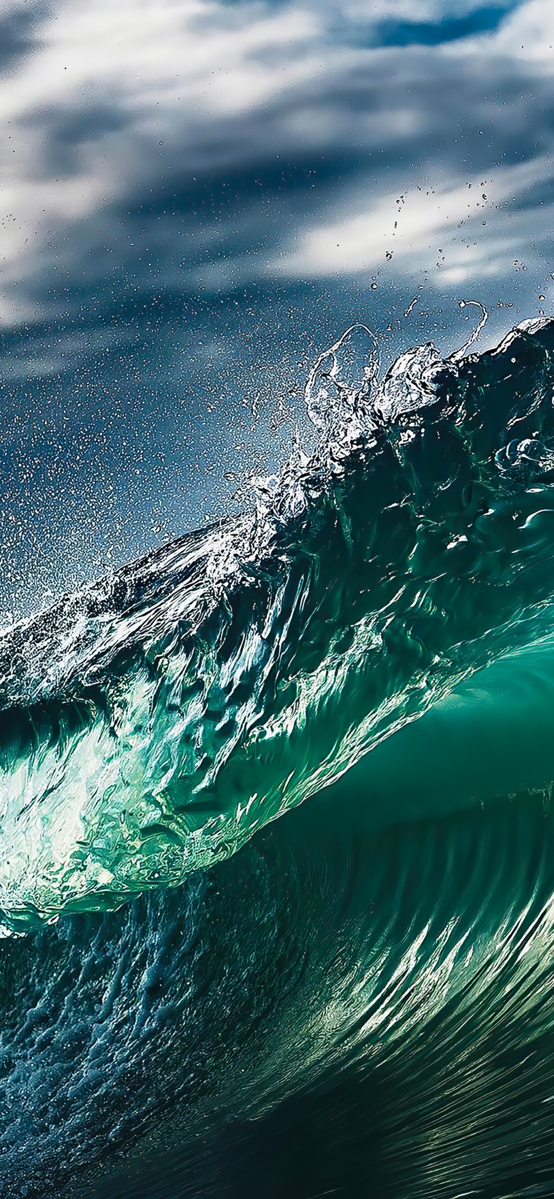 Обои океан, наука, вода, гидроресурсы, жидкий в разрешении 1125x2436