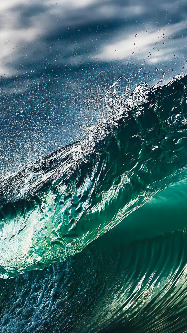 Обои океан, наука, вода, гидроресурсы, жидкий в разрешении 750x1334