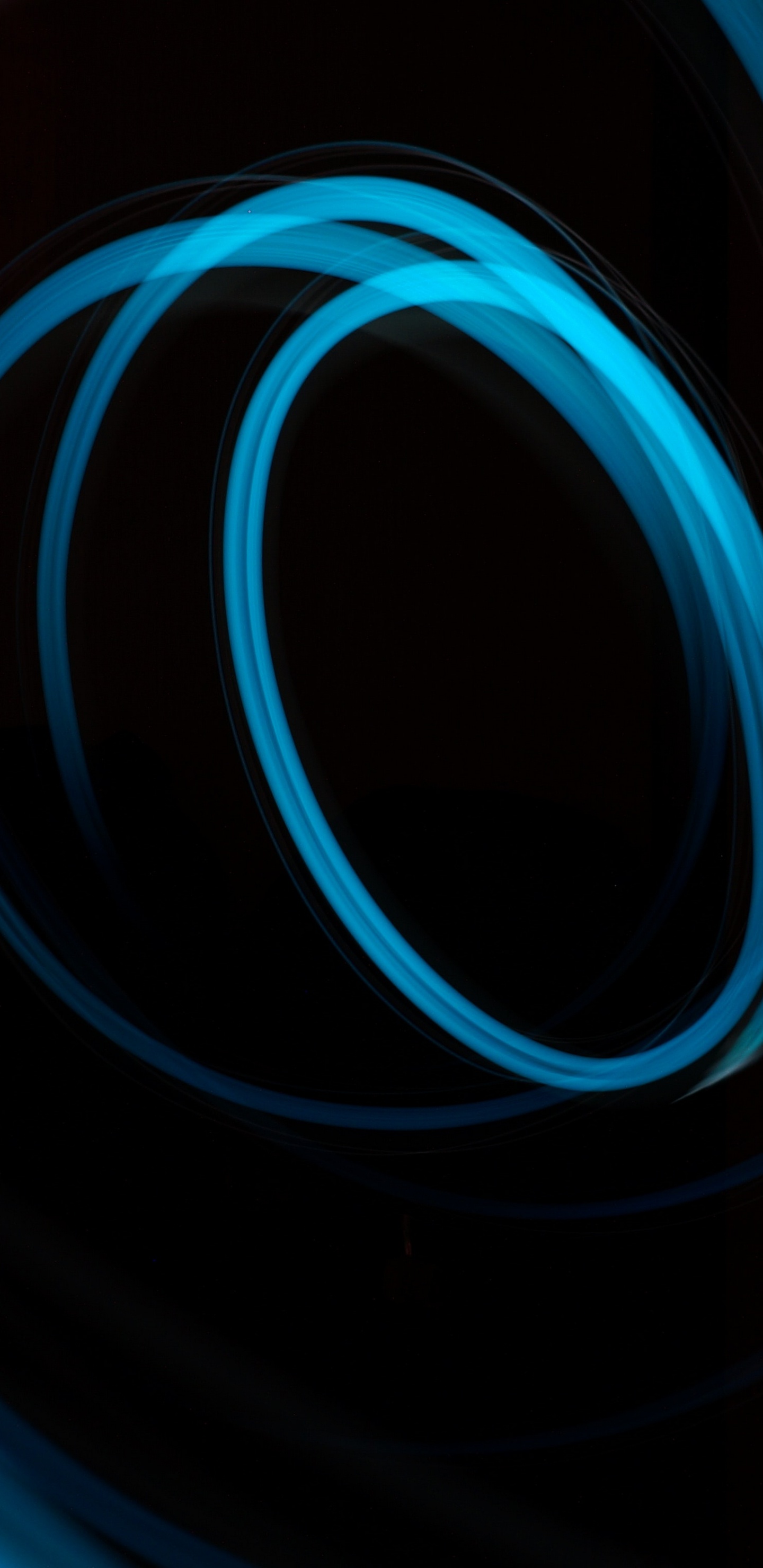 Обои синий, электрик, круг, вода, спираль в разрешении 1440x2960