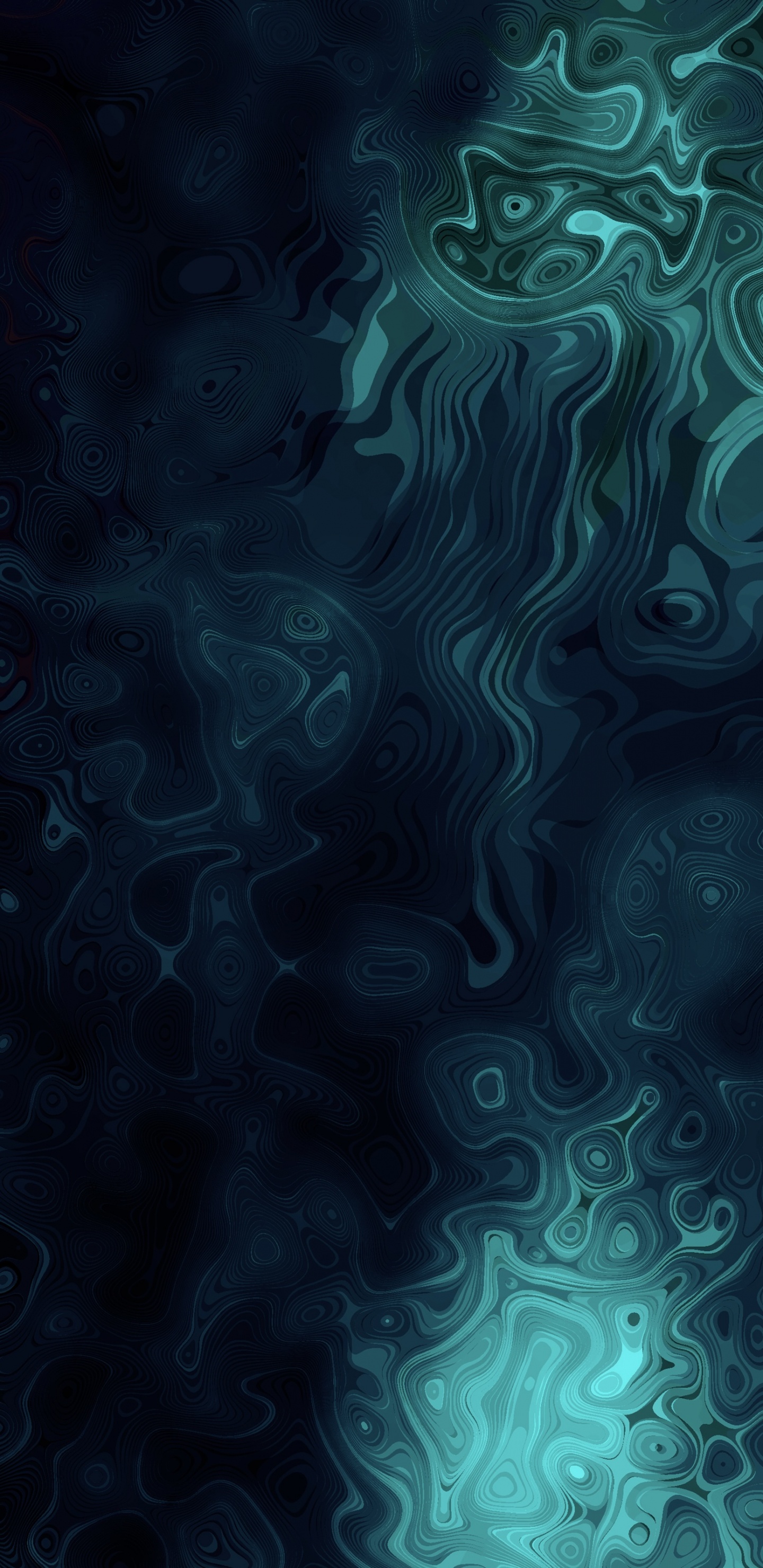 Обои фрактальное искусство, вода, окружающая среда, серый цвет, арт в разрешении 1440x2960