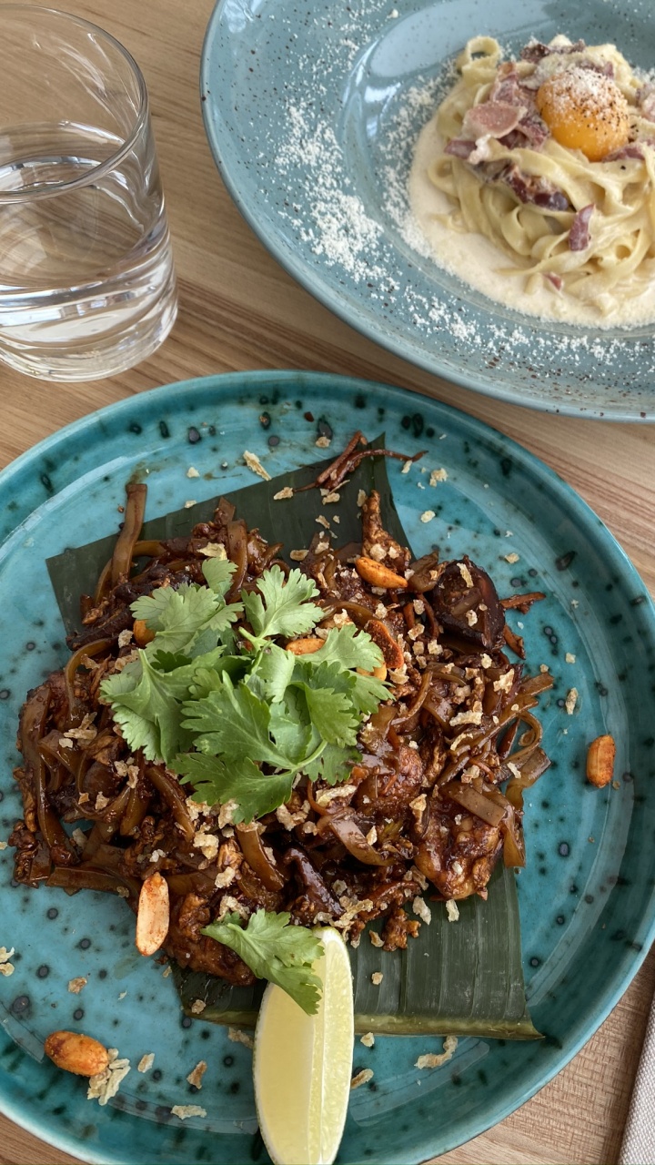 Обои блюда, вегетарианская кухня, паста, продукция, Кулинария в разрешении 720x1280