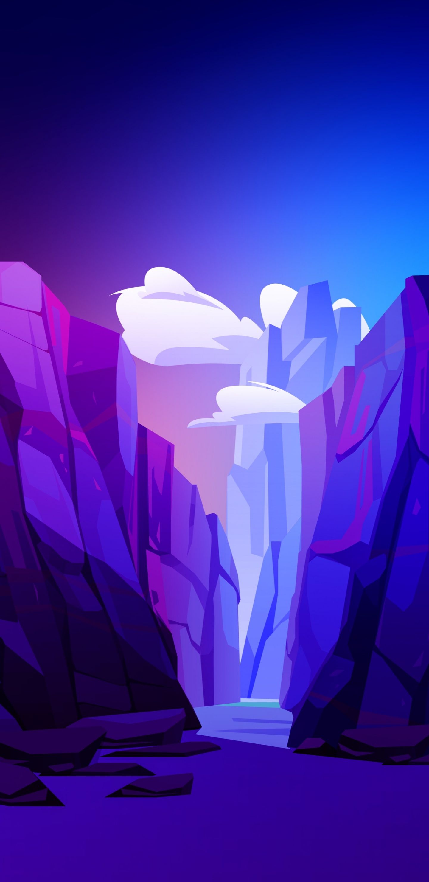 Обои свет, физика, наука, пурпур, мир в разрешении 1440x2960