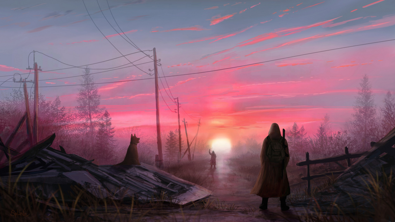 Обои Stalker 2 The Return Of Old Friend в разрешении 1366x768