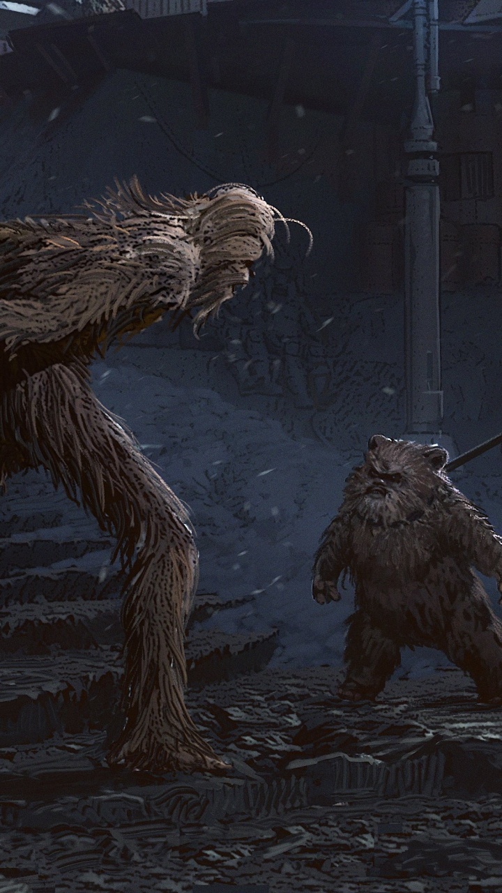 Обои Соло Звездные Войны История, чубакка, хан соло, Компания lucasfilm, арт в разрешении 720x1280