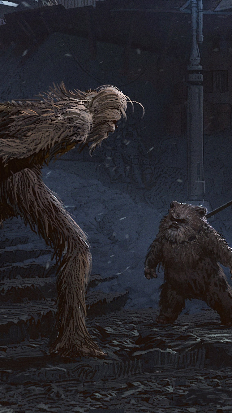 Обои Соло Звездные Войны История, чубакка, хан соло, Компания lucasfilm, арт в разрешении 750x1334