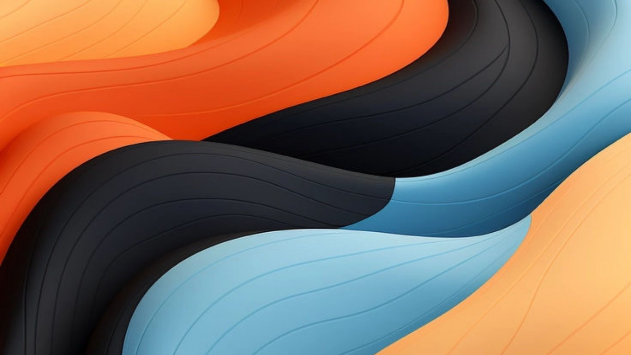 Обои свет, графический дизайн, живопись, визуальное искусство, синий в разрешении 1280x720