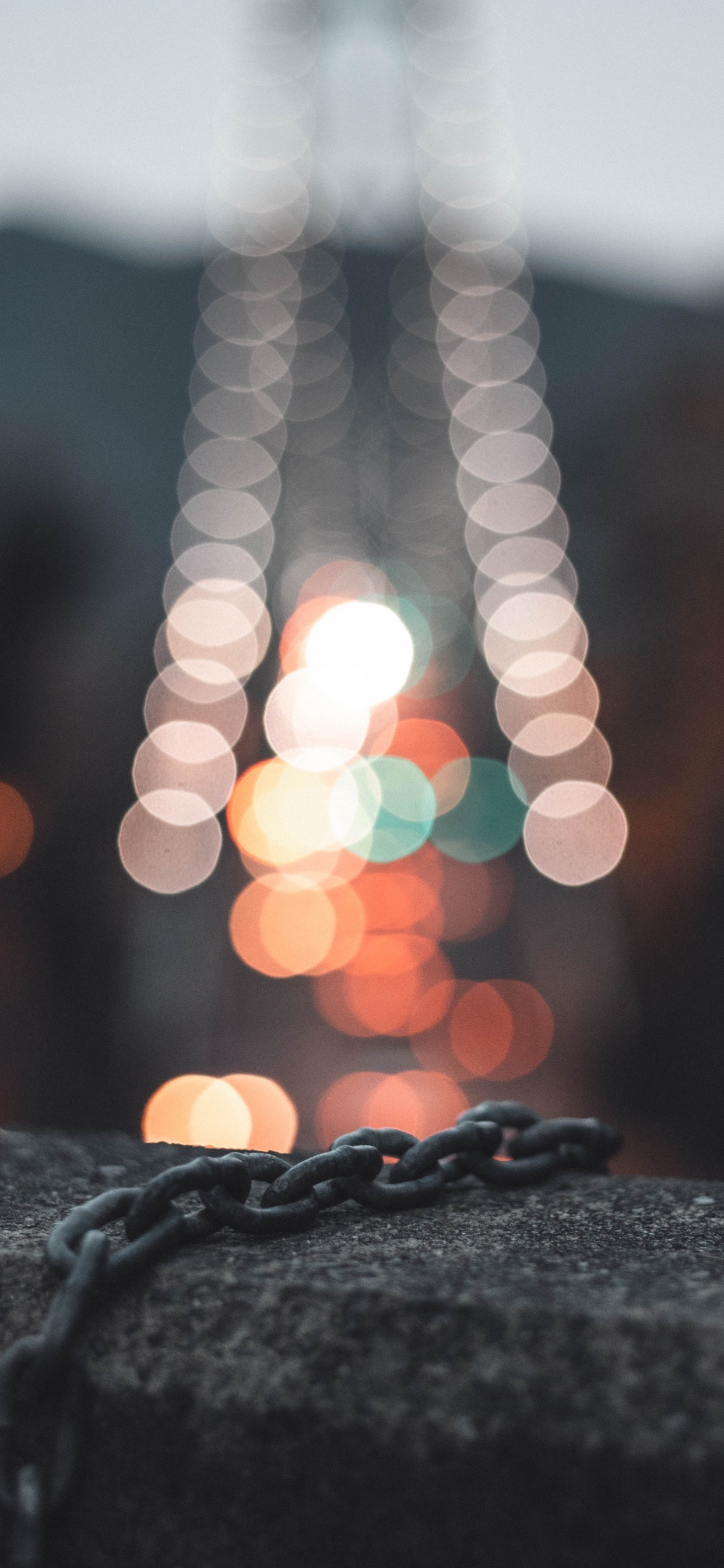 Обои свет, освещение, Апельсин, облако, зима в разрешении 1242x2688