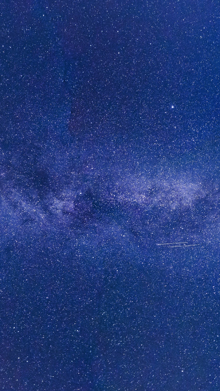 Обои Млечный Путь, звезда, Галактика, Астрономия, синий в разрешении 720x1280