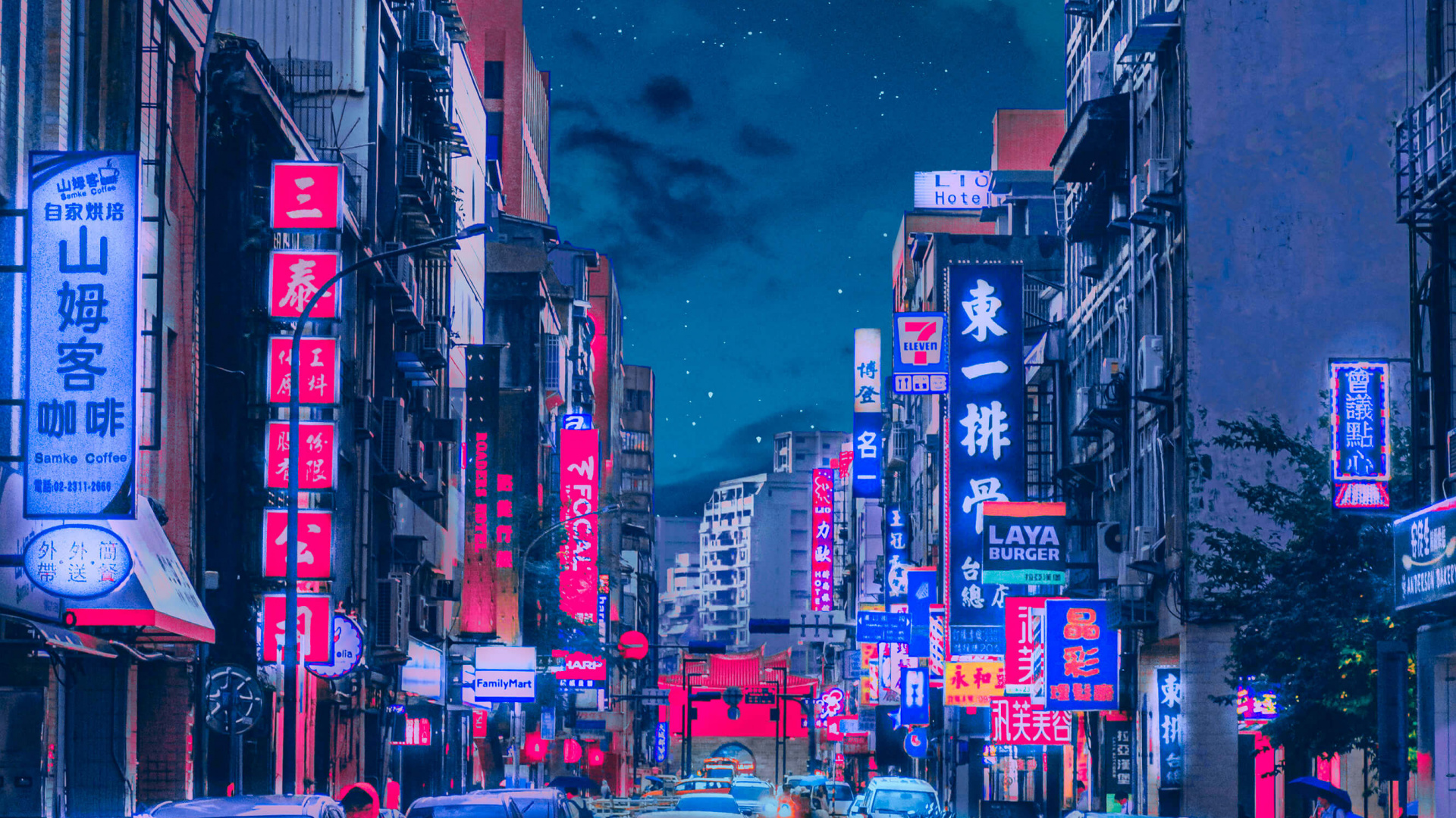 Обои Акихабара, иканвас, холст, холст стены искусства, небоскреб в разрешении 1920x1080