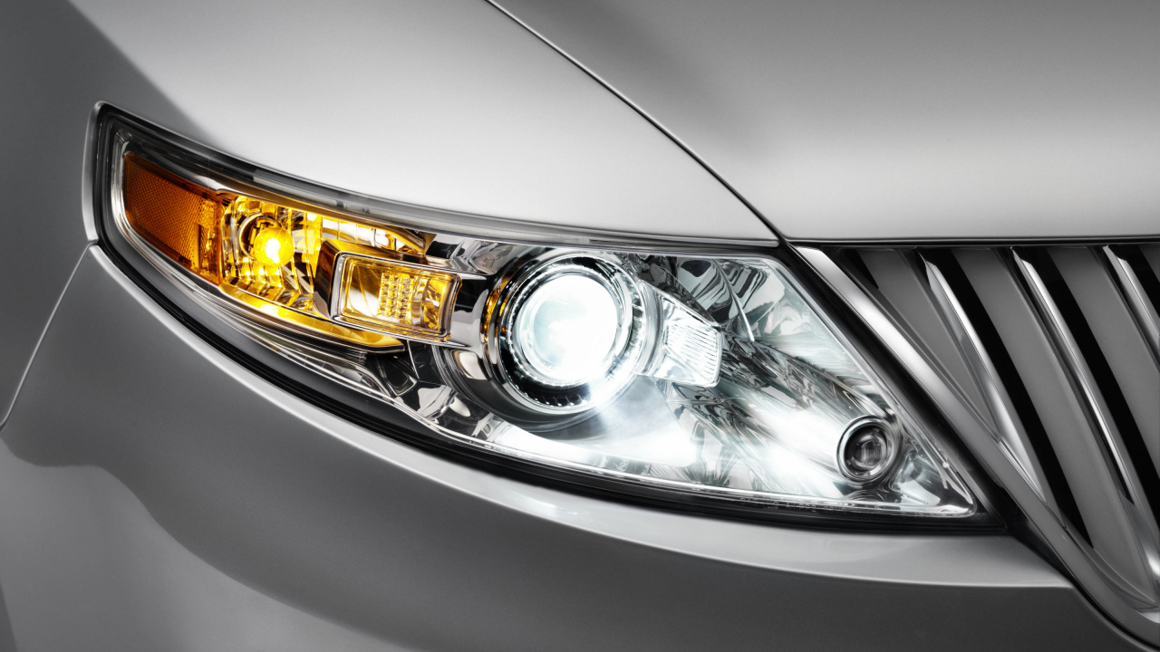 Обои Линкольн, авто, фара, автомобильное освещение, свет в разрешении 1280x720