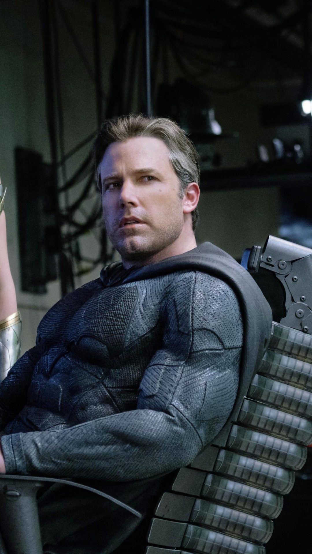 Обои Гал гадот, Бен Аффлек, Бэтмен, Лига справедливости, Бэтмен против Супермена на заре справедливости в разрешении 1080x1920