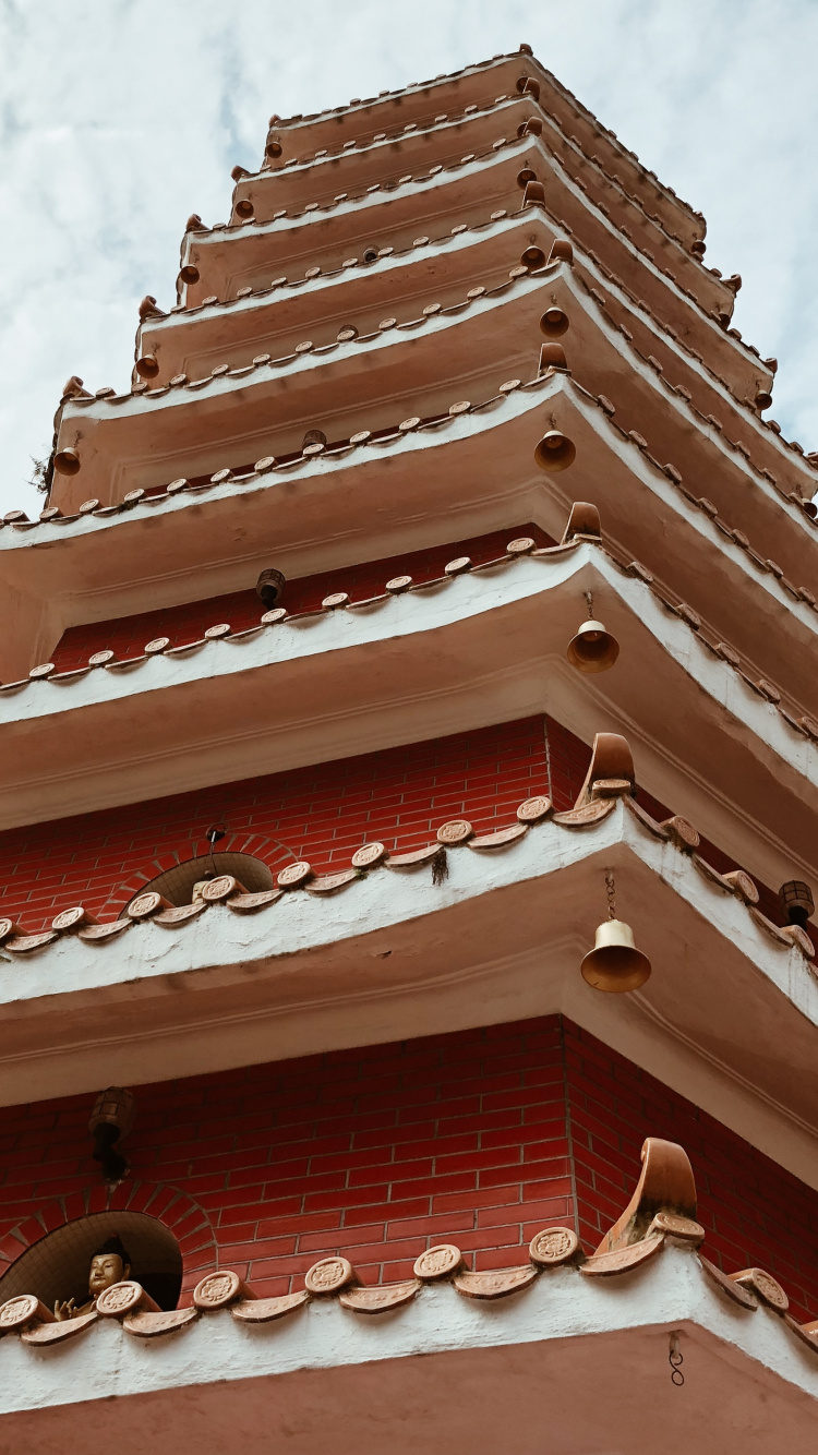 Обои Гонконг, китайская архитектура, китайский язык, архитектура, свойство в разрешении 750x1334