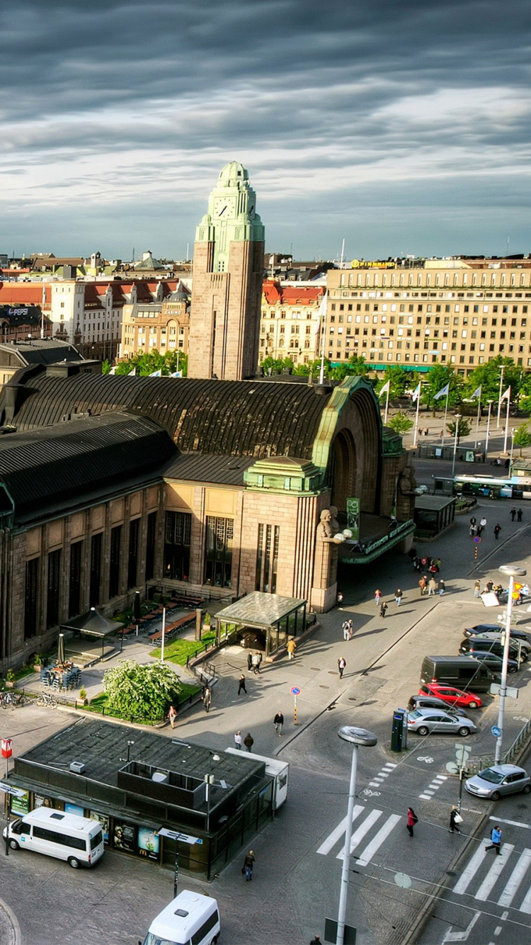 Обои город, городской район, ориентир, городской пейзаж, столичная область в разрешении 750x1334