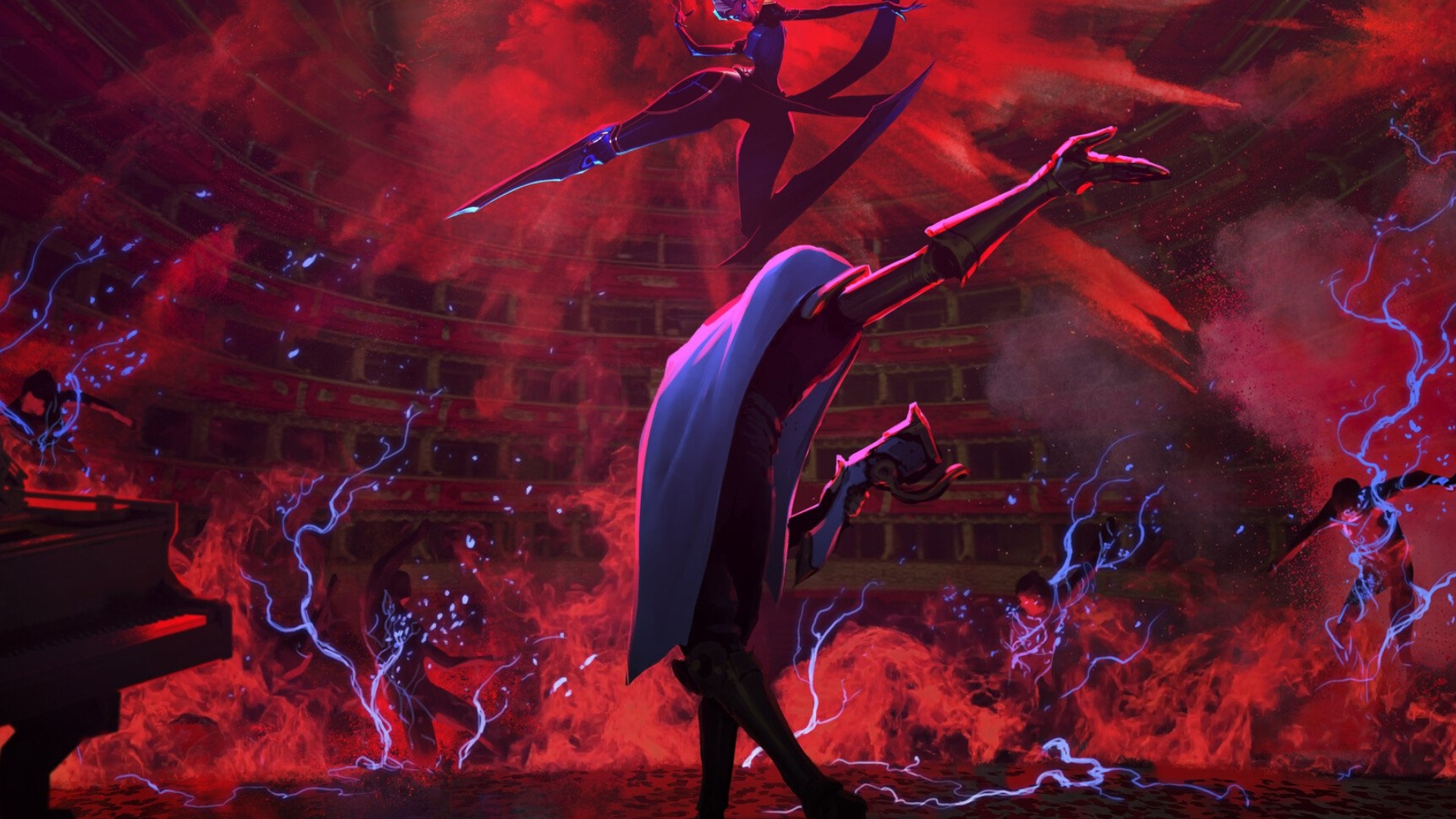 Обои Камилла Джин, арт, Сделал пента-килл, доктор камилла сароян, пурпур в разрешении 1920x1080