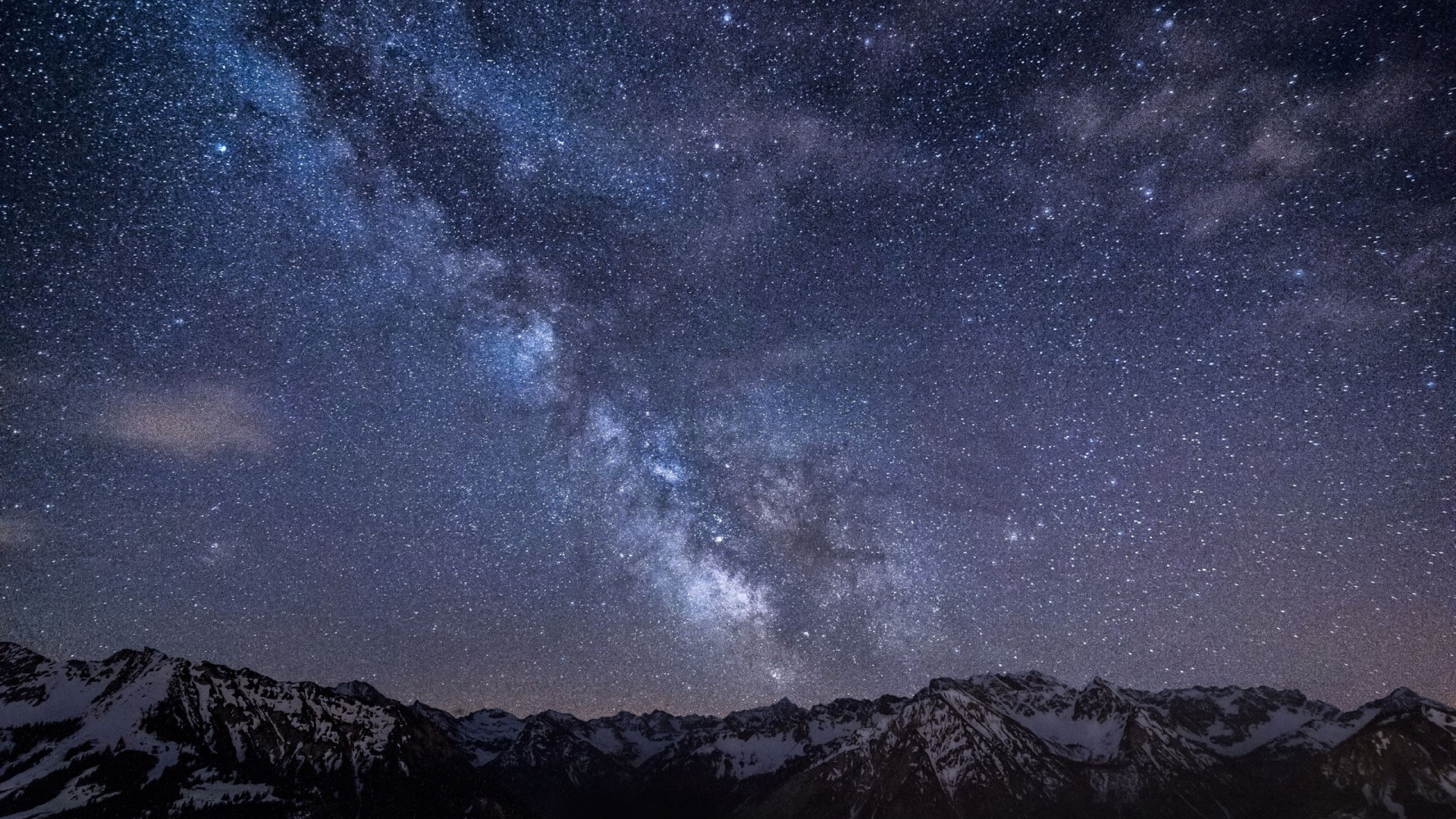 Обои Млечный Путь, Галактика, звезда, Астрономия, ночь в разрешении 1920x1080