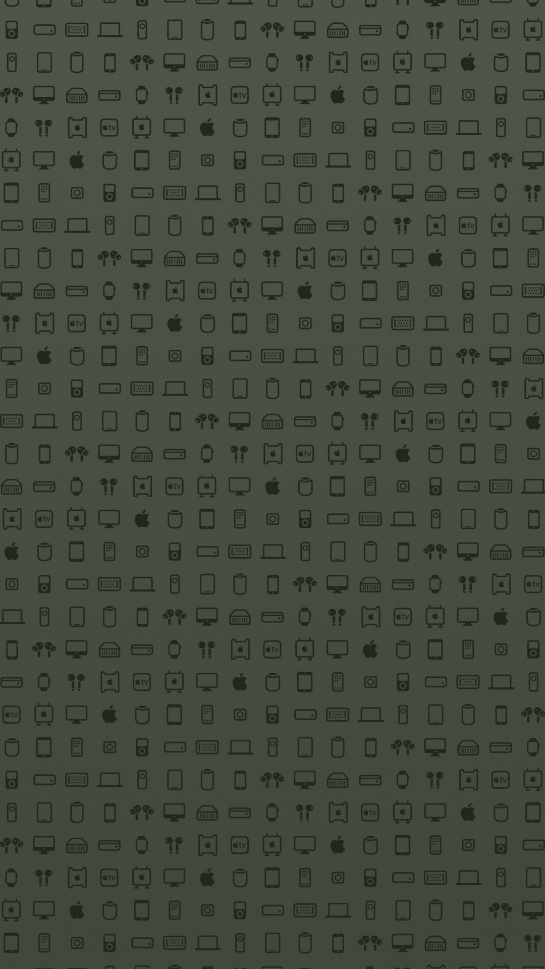 Обои узор, яблоко, коричневый цвет, серый цвет, симметрия в разрешении 1080x1920