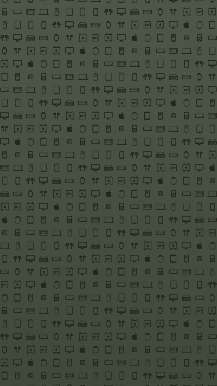 Обои узор, яблоко, коричневый цвет, серый цвет, симметрия в разрешении 720x1280