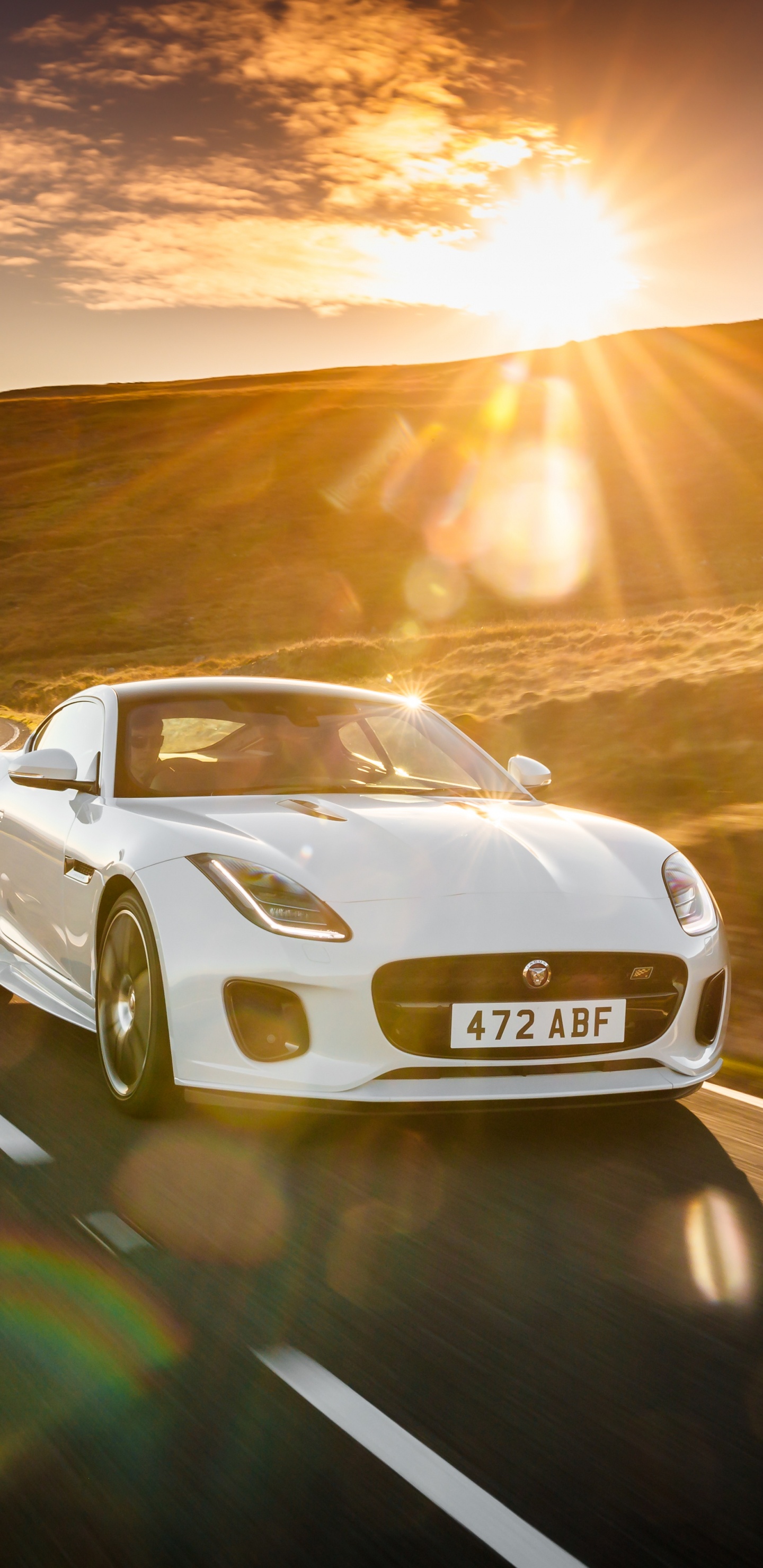 Обои Ягуар, авто, спорткар, Кабриолет, кузов купе в разрешении 1440x2960