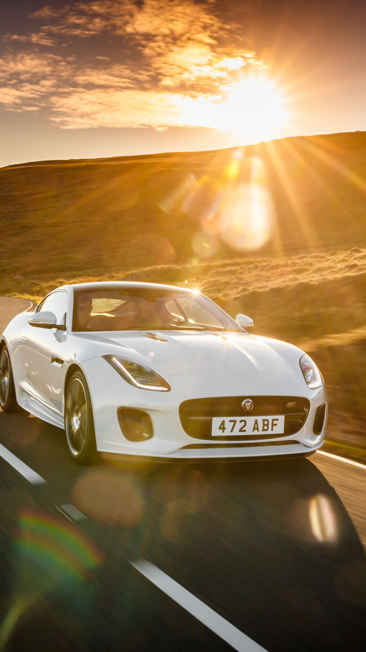 Обои Ягуар, авто, спорткар, Кабриолет, кузов купе в разрешении 750x1334