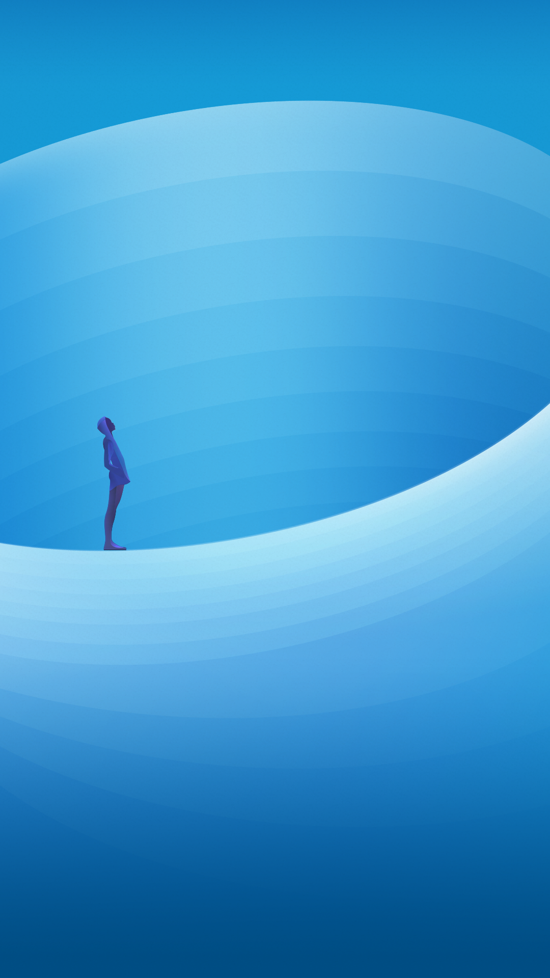 Обои Coolpad, Coolpad Cool Play 6, смартфон, синий, электрик в разрешении 1080x1920