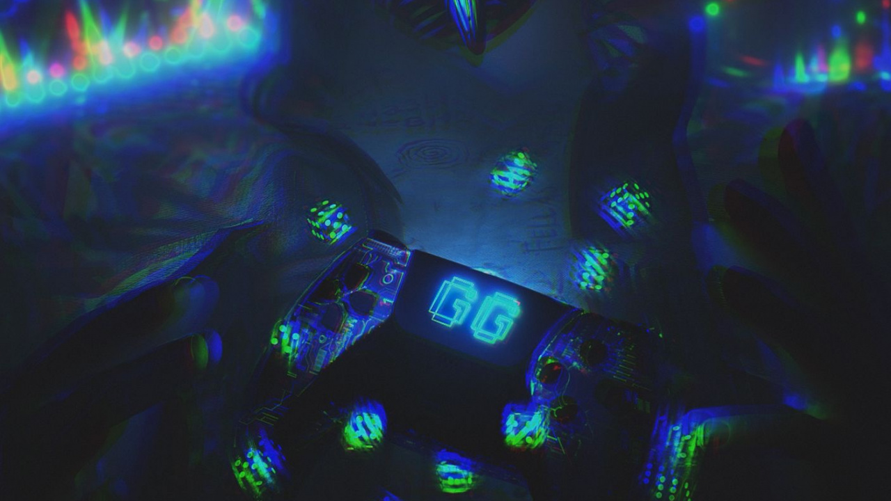 Обои Маска Неон, свет, развлечение, Визуальный эффект освещения, газ в разрешении 1280x720